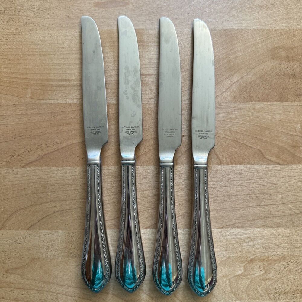 Reed & Barton Tradition-Tanglewood Stainless Steel 18/10 Knife Set Of 4